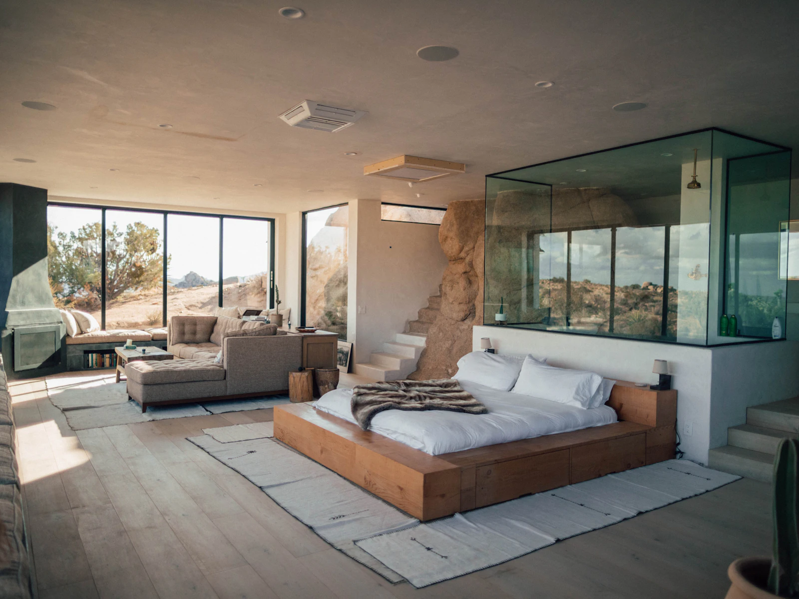 Seating in the lobby